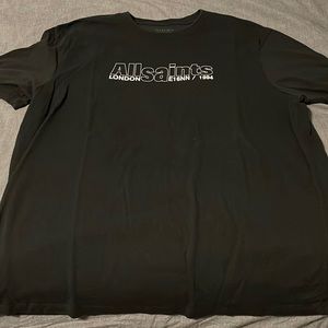 ALLSAINTS short sleeve tshirt.  Relaxed fit.  Size L